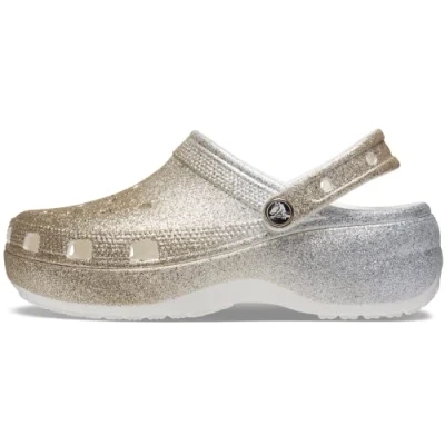 Immagine di Crocs Classic Platform Clog W, Zoccoli Donna, White Gold, 33/34 EU