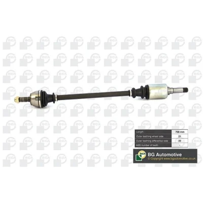 Immagine di BGA DS1405R Albero motore / Semiasse Assale anteriore Dx 798, 798mm PEUGEOT: 106 II Hatchback, 205 I Hatchback