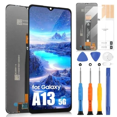 Immagine di LCD Display per Samsung Galaxy A13 5G A136B Schermo Touch Digitizer Sostituzione con Kit di Attrezzi(6,5&quot;, Non A136U e 4G)
