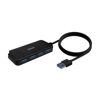 Immagine di AISENS A106 0714 Hub USB 3.0, tipo A/M 4Xtipo A/H, nero, 60 cm