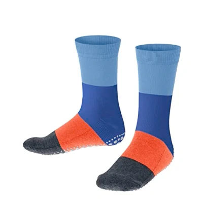 Immagine di FALKE Summer K HP cotone con suola in gomma 1 paio, Calze da casa Unisex Bambini, Blu (Sky Blue 6033), 35 38
