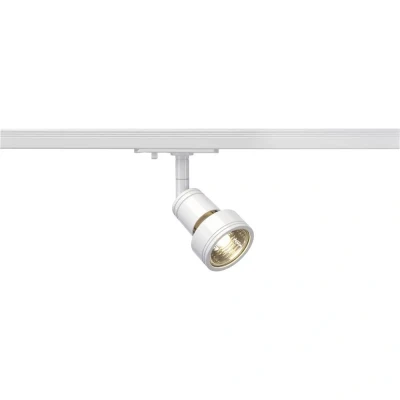 Immagine di SLV Puri 143391 Lampada per sistema su binario monofase GU10 50 W Lampadina Alogena Bianco