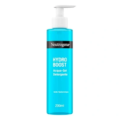Immagine di Neutrogena Hydro Boost Acqua Gel detergente Viso, schiumogeno viso con Acido Ialuronico e agenti idratanti, azione struccante, 200 ml
