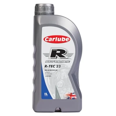 Immagine di Carlube Triple R 5W 30 ACEA C2, API SP, PSA Olio Motore Completamente Sintetico TEC 23 1L
