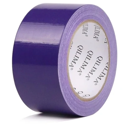 Immagine di QILIMA nastro adesivo in tessuto qualità premium 50 mm x 25.1 m senza residui, forte, colore viola