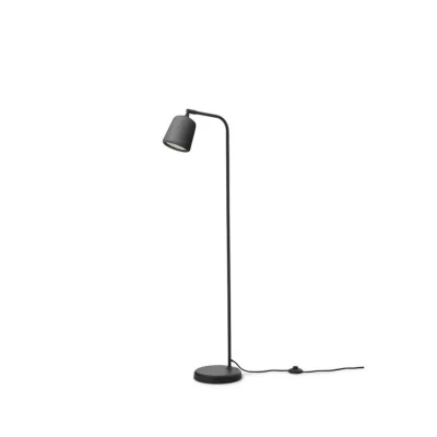 Immagine di Lampada da terra New Works Materiale, grigio scuro, cemento, altezza 125 cm