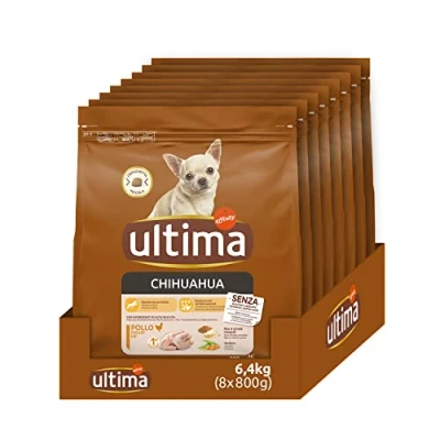 Immagine di Ultima Taglia Piccola Chihuahua Pollo Crocchette per cani Confezione da 8 x 800g Totale 6,4kg