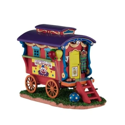 Immagine di LEMAX Carovana dei Clown &quot;Friendly The Caravan&quot; in resina H11.8 x 15.4 8.9 cm