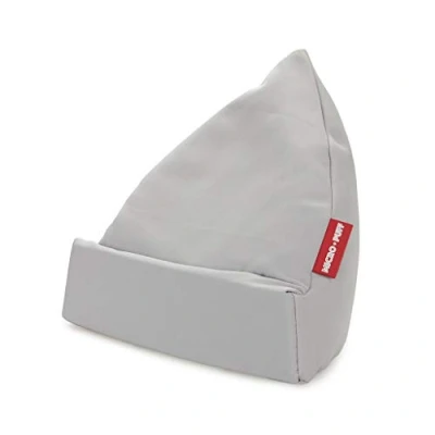 Immagine di Balvi Supporto Tablet Micro Puff Colore Grigio Cuscino, Smartphone, e Book Desenfundable sacch