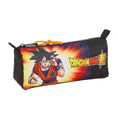 Immagine di Safta DRAGON BALL astuccio con cerniera e scomparto, per bambini, ideale bambini in età scolastica, comodo versatile, qualità resistenza, 21 x 7 8 cm, colore Nero,