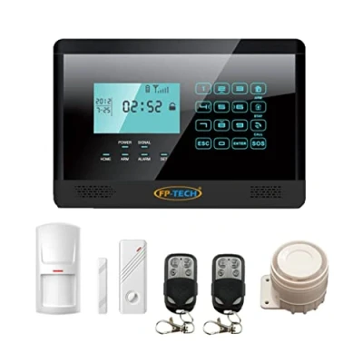 Immagine di ANTIFURTO ALLARME TOUCH SCREEN CASA KIT COMBINATORE GSM WIRELESS SENZA FILI APP (Kit S FP 2E 1000 NERO)