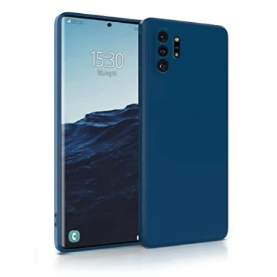 Immagine di MyGadget Cover per Samsung Galaxy Note 10 Plus Custodia Protettiva in Silicone Morbido Case TPU Flessibile Ultra Protezione Antiurto &amp; Antiscivolo Blu scuro