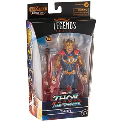 Immagine di Marvel Hasbro Legends Series Thor, action figure collezionabile da 15 cm, ispirata al film Thor: Love and Thunder, include 3 accessori