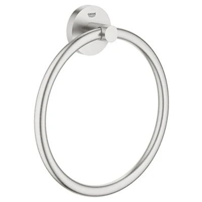 Immagine di Grohe GRO 40365DC1 Essentials Toallero, acabado SuperSteel, Grigio, Large