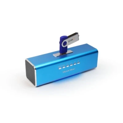 Immagine di Technaxx MusicMan MA Lautsprecher Mini altoparlante AUX, Radio FM, USB, SD Blu