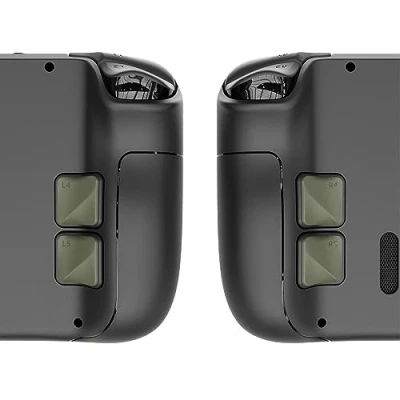 Immagine di Skull &amp; Co. Back Button Enhancement Set for Steam Deck, Handle Grip Pads Improvement Protection Kit Deck OD Green, 4pcs
