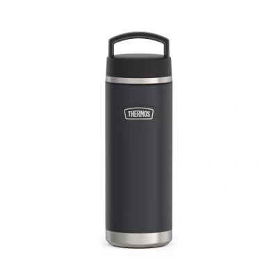 Immagine di thermos ICON BEVERAGE BOTTLE 0,71 l, grigio scuro/grafite mat, in acciaio inox 710 ml, isolato, 18 h caldo/freddo 24 h, lavabile lavastoviglie, assolutamente ermetico, senza BPA