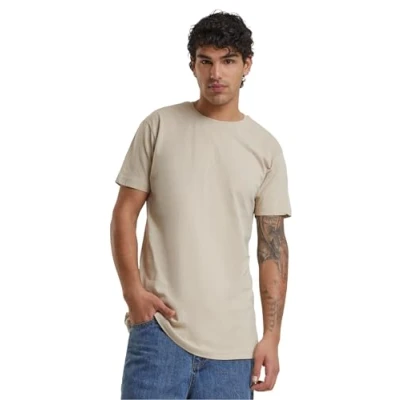Immagine di Urban Classics Shaped LONG DO NOT USE Tshirt basic, Uomo, Taglia: Small, Sand
