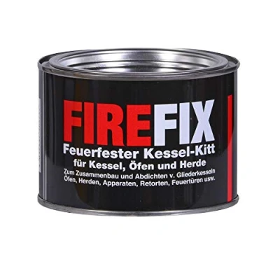 Immagine di FIREFIX 1788 Mastice per caldaie (lattina) 500 g, resistente al calore fino a 1.000 C