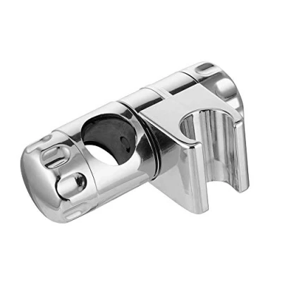 Immagine di Staffa Supporto Doccia Asta di Sollevamento Ricambio ABS Cromati Regolabile Grohe Doccetta Scorrevole per Accessori Bagno 25mm