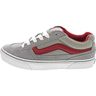Immagine di Vans Caldrone, Scarpe da ginnastica Uomo, Suede Mesh Charcoal Red, 50 EU