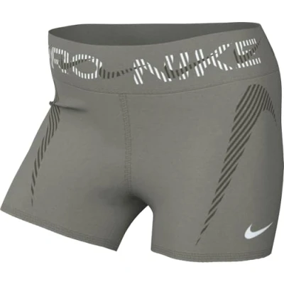 Immagine di Nike Performance Short Collant, Donna, Taglia: Large, Light army/khaki/white