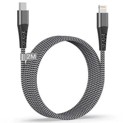 Immagine di Cavo USB C Lightning 2M[Certificato MFi], iPhone Cavetto Caricatore per 14 Pro Max 13 12 11 X 8