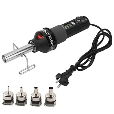 Immagine di Lcd pistola Termica Dissaldatura, ad aria Calda, 220V 450W Stazione dissaldante per calda con calore elettronico regolabile montare parti di saldatura e rilavorazione