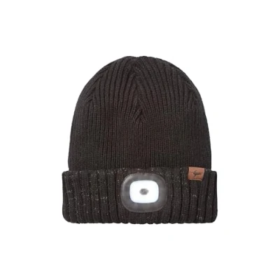 Immagine di SEALSKINZ Heydon, Berretto Impermeabile per Clima Freddo con Luce a LED sul Risvolto, Nero, L/XL
