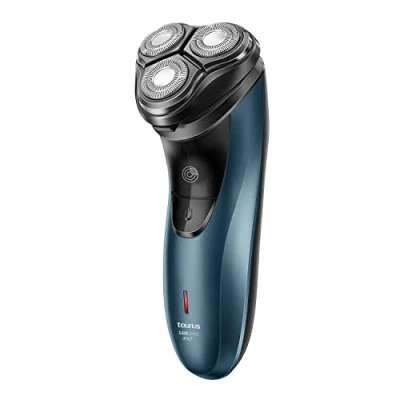 Immagine di Taurus Rasoio elettrico 3 Side Shave IPX7. Regolabarba cordless. Lame in acciaio inox. su pelle bagnata/asciutta. 45 minuti di autonomia. Per barba e basette. Tecnologia Total Curve. Ricarica USB