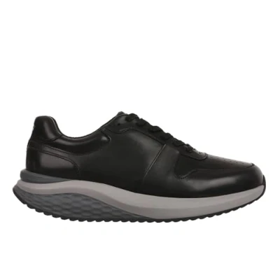 Immagine di MBT Asti Scarpe Casual da Uomo in Stile Moderno. fisiologiche e Confortevoli. Massimo Comfort stabilità con Suola Rocker. Stringate. Nero