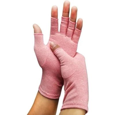 Immagine di VITTO Guanti Anti Artrite (Coppia) Forniscono Calore e Compressione per Aiutare ad Aumentare la Circolazione, Riducendo il Dolore Favorendo Guarigione (S, Rosa)