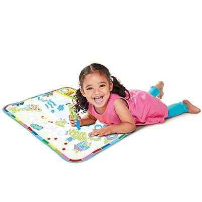 Immagine di Aquadoodle My First Discovery (Roll n Go) Water Doodle Mat, Official TOMY No Mess Colouring &amp; Drawing Game, Suitable for Toddlers and Children, Boys Girls from 18 Months+,E73076