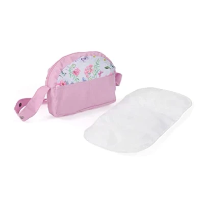 Immagine di Bayer 2000 Chic Borsa fasciatoio, Accessori, per Bambole, Colore Fiori Rosa, 853 53