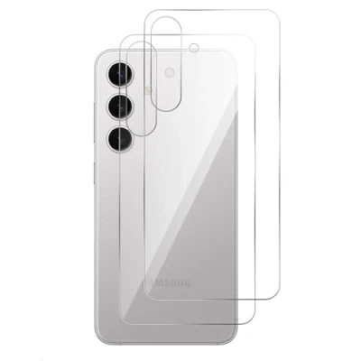 Immagine di GIOPUEY Pellicola Protettiva Retro per Samsung Galaxy S25 Plus, TPU Sottile Materiali di Alta qualità Plus Clear 2 Pezzi