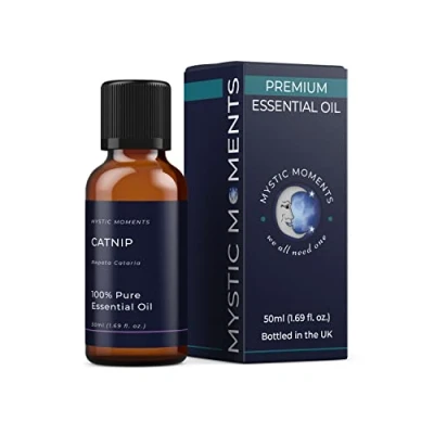 Immagine di Mystic Moments Olio essenziale Catnip 50ml puro e naturale per diffusori, aromaterapia massaggio miscele senza OGM vegano