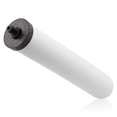 Immagine di Doulton Sistema di filtraggio dell&#039;acqua con carbone attivo, cartuccia filtrante in ceramica ultracarb da 25,4 cm per sottolavello e rubinetto appoggio, certificata NSF, filettatura corta BSP