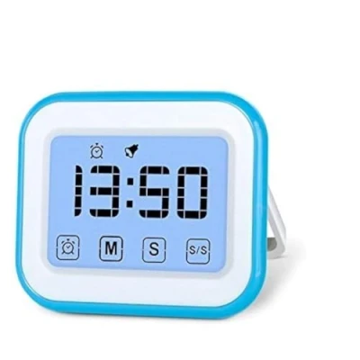 Immagine di iPobie Timer Digitale da Cucina,Timer Elettronico Magnetico con Ampio Display LCD, 12/24 Ore, Countdown/Counting