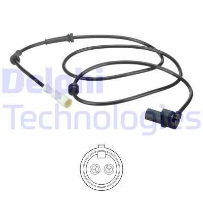 Immagine di DELPHI SS20589 Sensore ABS passivo 1637 RENAULT: CLIO 2