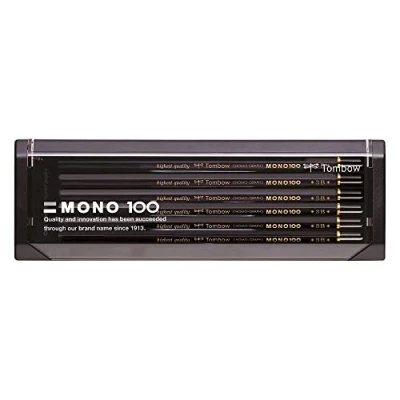 Immagine di Tombow, Matite, MONO 100 Scatola di acrilico a matita (3B, 12 x)