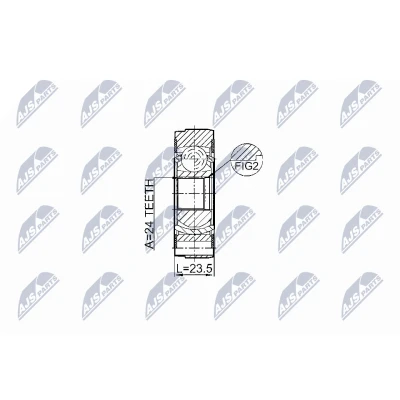 Immagine di NTY NPW VV 004 Giunto Albero Trasmissione posteriore 78, 78 VOLVO: V70 2, XC90 I