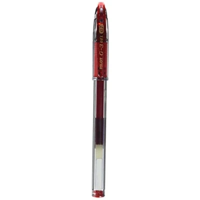 Immagine di Pilot G 3 Penna a sfera in gel, punta da 0,7 mm, confezione 12, colore: Rosso