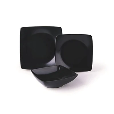 Immagine di Excelsa Eclipse Servizio di Piatti 18 Pezi, Ceramica, Nero