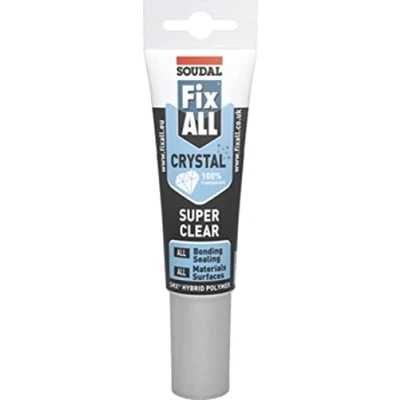 Immagine di Soudal Fix All Crystal Sigillante adesivo super trasparente, 125 ml