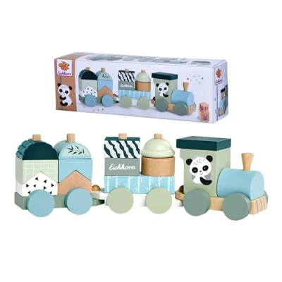 Immagine di Simba Treno in Legno, Colore Grigio/Azzurro, 4003046005974