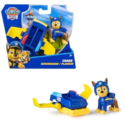 Immagine di Paw Patrol Air Rescue, Personaggio di Chase con Aereo Giocattolo Ali Pieghevoli, Giocattoli per Bambini e Bambine dai 3 Anni in su