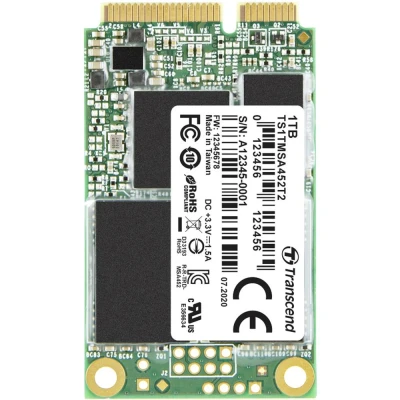 Immagine di Transcend MSA452T2 1 TB Memoria SSD interna mSATA SATA 6 Gb/s Industrial TS1TMSA452T2