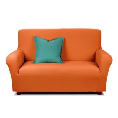 Immagine di Caleffi Copridivano Elasticizzato Arancio 1 Posti Opla 2 in Cotone 47934