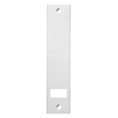 Immagine di Schellenberg 13503 Placca tapparelle avvolgibili STANDARD Maxi: 23 mm di larghezza del nastro, piastra tapparella con spaziatura dei fori 26 cm, bianco