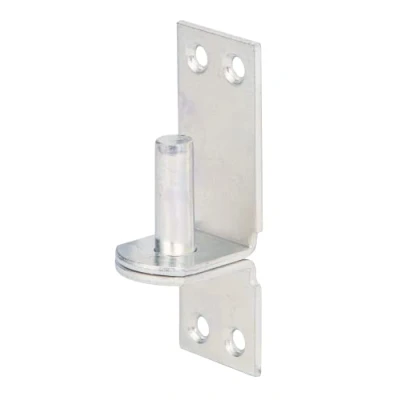 Immagine di Alberts 311155 Cardine su piastra, nelle versioni con gancio DI o DII, zincato galvanico, strato spesso passivato, entrata Ø10 mm, piastra 90 x 30 mm